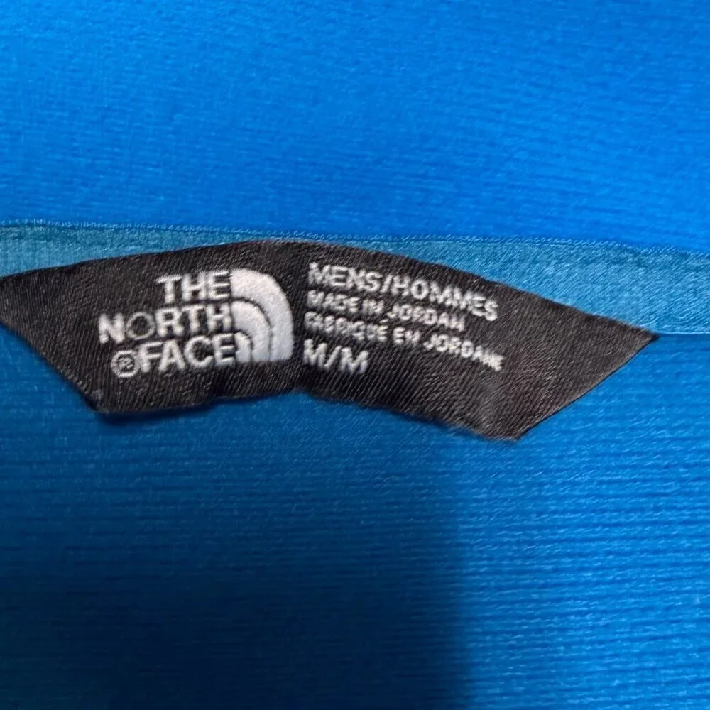 The‎ North Face 1/4-Zip Pullover Men’s Medium Blue Two-Tone EUC